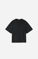 Cropped Signature Blank Tee - Black