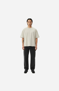 Cropped Signature Blank Tee - Bone